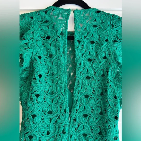 Zara Vibrant Green Midi Dress - Picture 8 of 13